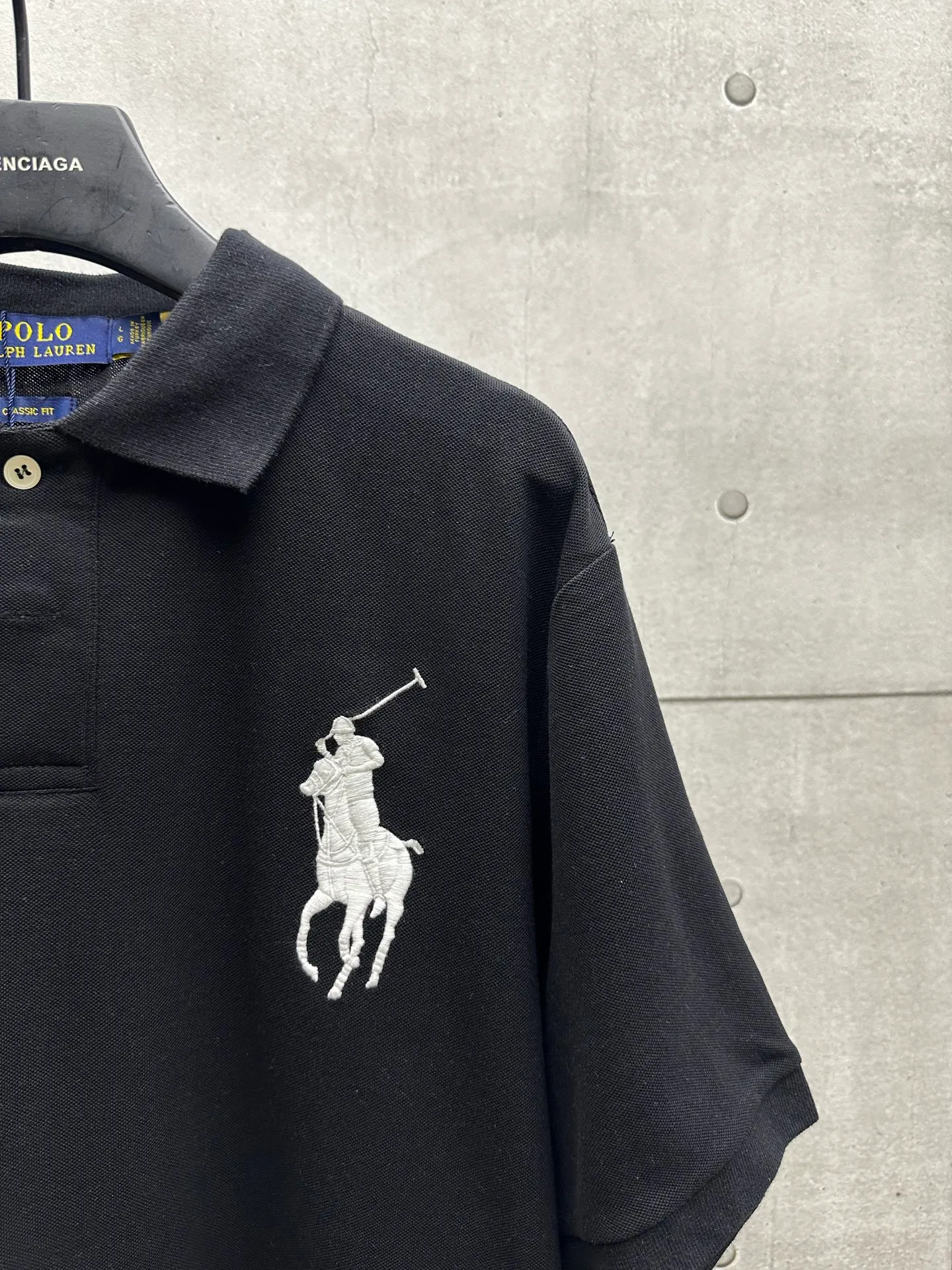P160 #009 Ralph lauren Ralph Lauren series uses 280G high-end fabrics, Behringer 1000-needle embroidery restores ZP, complete three-label accessories, color: black, size: S M L XL